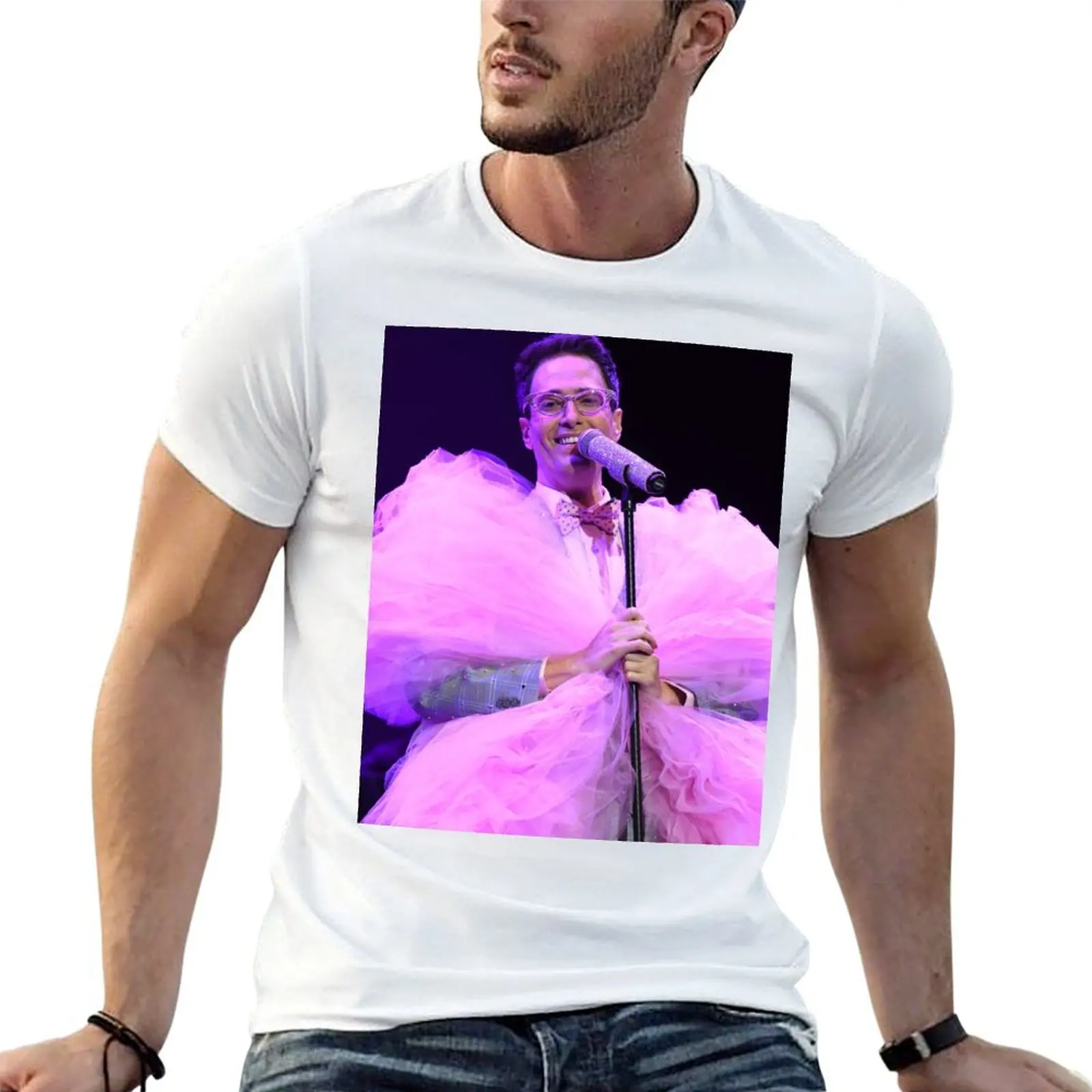 

Randy Rainbow - Photograph T-Shirt t shirt for man 100 percent cotton anime t shirts for man T-Shirt
