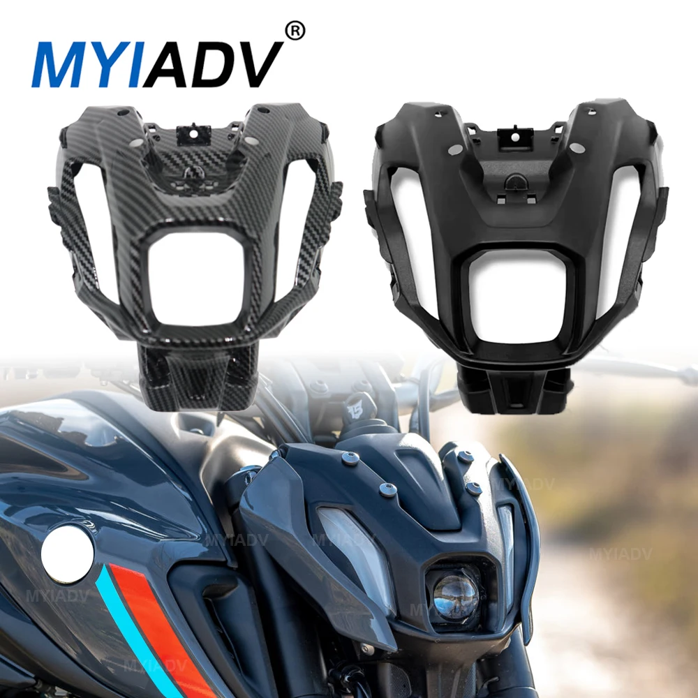 

Для YAMAHA MT07 FZ07 MT-07 FZ-07 MT FZ 07 2021-2024 мотоциклетная передняя фара, верхний кронштейн для носовой маски, комплект обтекателя, аксессуары
