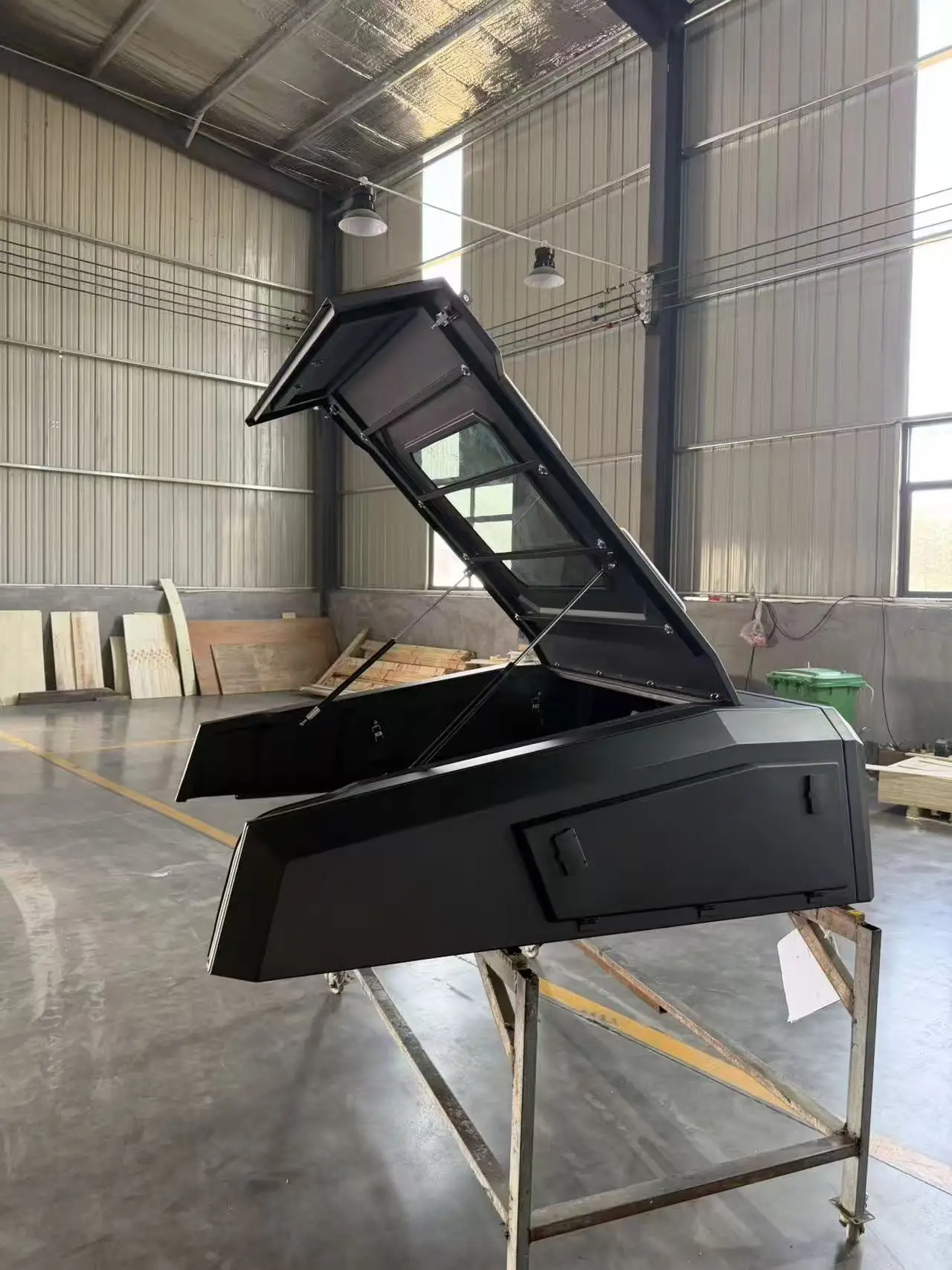 Pick up Truck 4X4 Car Accessories Manganese Steel Hard Top Bed Cover Aluminum Slant Back Ute Canopy  for Tasman