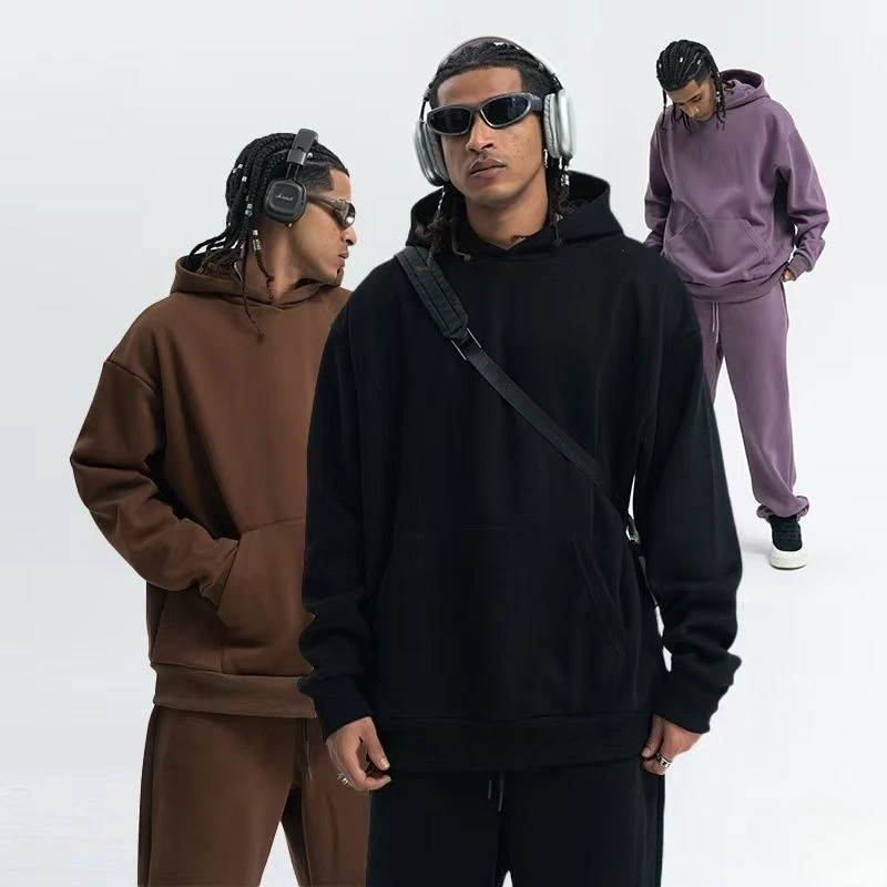 

Осенне-зимний бархатный свитер с капюшоном для мужчин и женщин, американский уличный свитер с круглым вырезом, высококачественное однотонное пальто, топ для мужчин