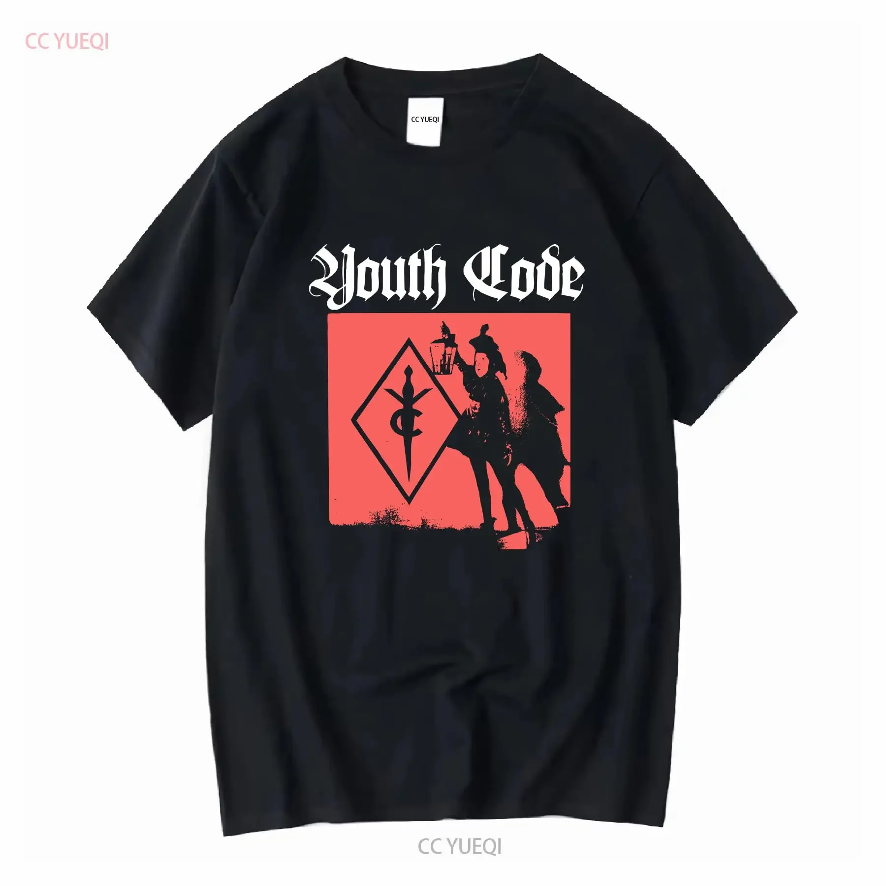 Youth Code T Shirt Industrial Band LA Hardcore Dais Records Size S vintage Washed streetwear designer clothes Versatile Soft