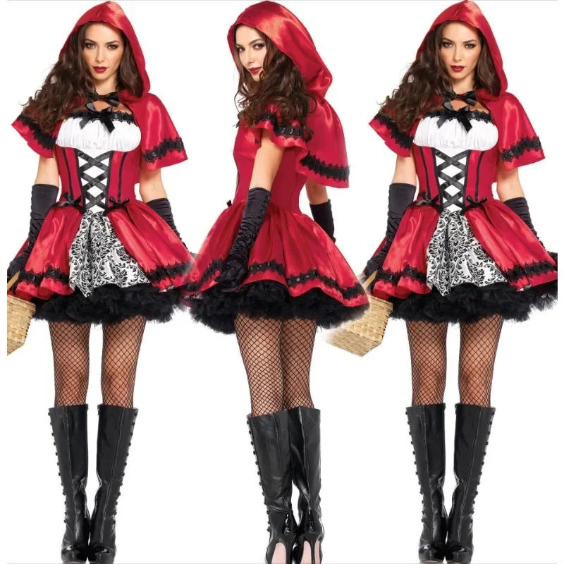 

2025 New Christmas Adult Men's Red Costume Santa Claus Role-Playing Outfit Christmas New Year Party Stage Performance Costume