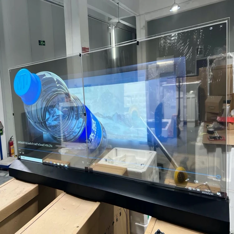 Digital signage OLED TV with transparent screen 30-inch OLED display