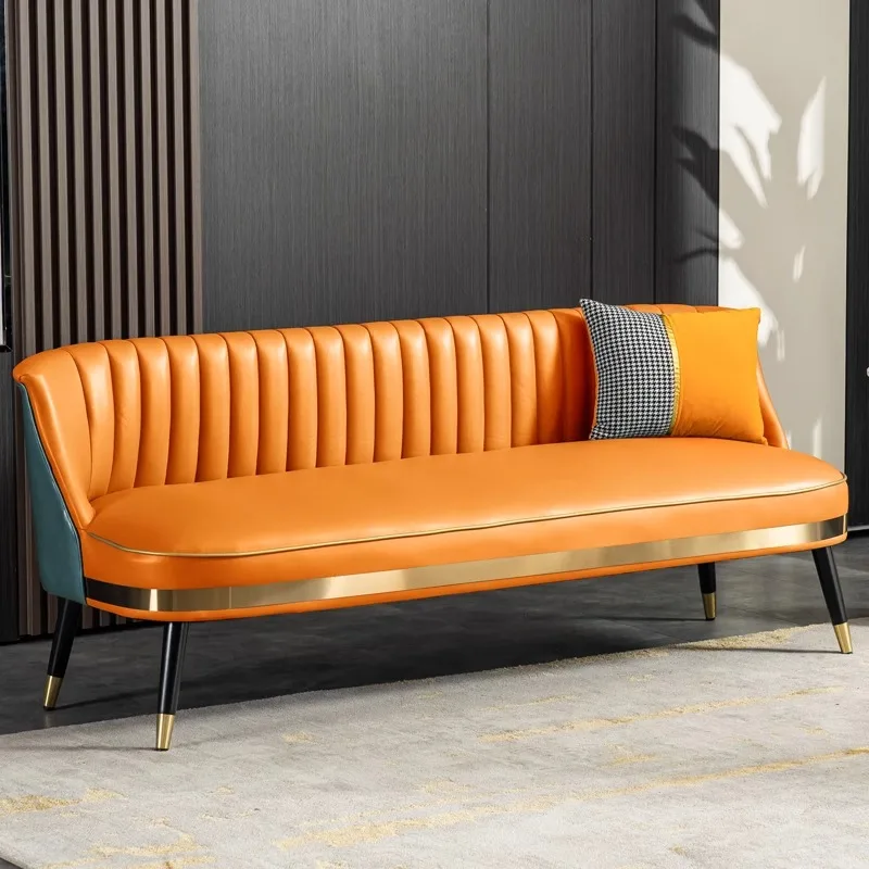 

Modern Customized Beauty Salon Waiting Sofa Long Bench Barbershop Waiting Chairs Shampoo Furniture Waiting Area