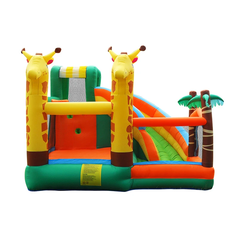 Bounce House Inflatable Bouncer with Air Blower Jumping Castle with Slide for Outdoor and Indoor Love for Kids