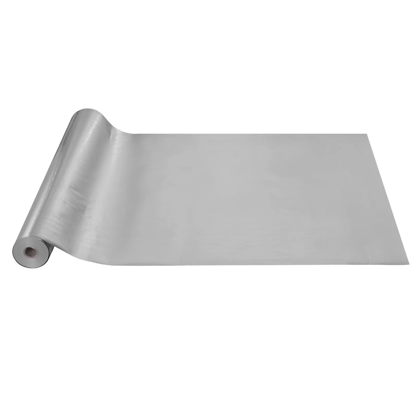 Aislante Térmico Doble Reflectante, 76,2x1,22 m, Rollo de Aislamiento Térmico Radiante en Tela de Polietileno Tejido, Grueso