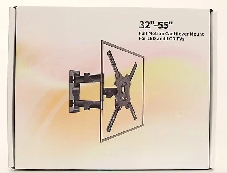 270° Swivel Movable TV Wall Mount 400x400 VESA Wall Support Bracket Stand Fit 50 Inch Flat Display
