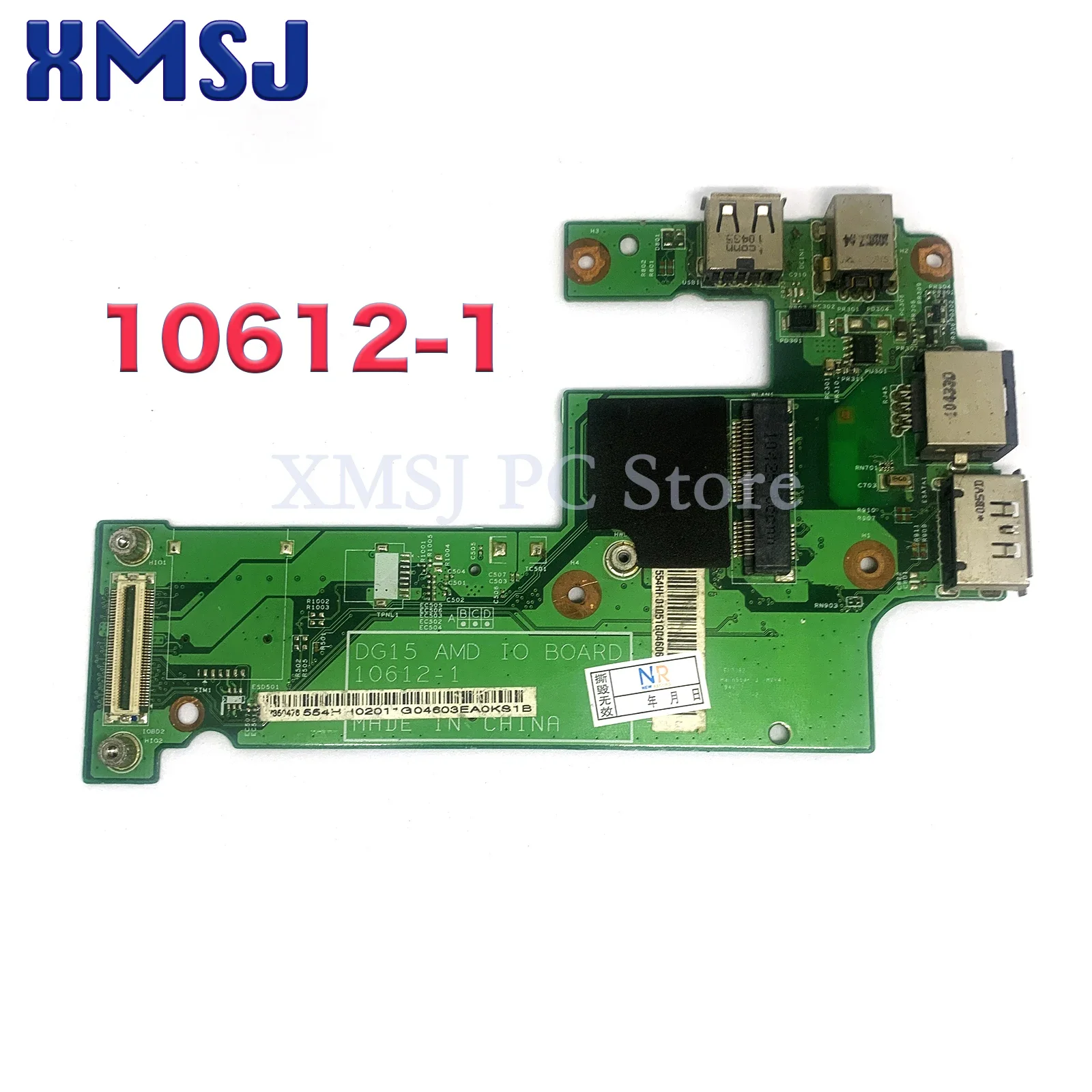 

10612-1 Original KEFU FOR Dell INSPIRON M5010 IOUSB DC Power Board 48.4HH20.011 021 Tested 100% Good Free Shipping