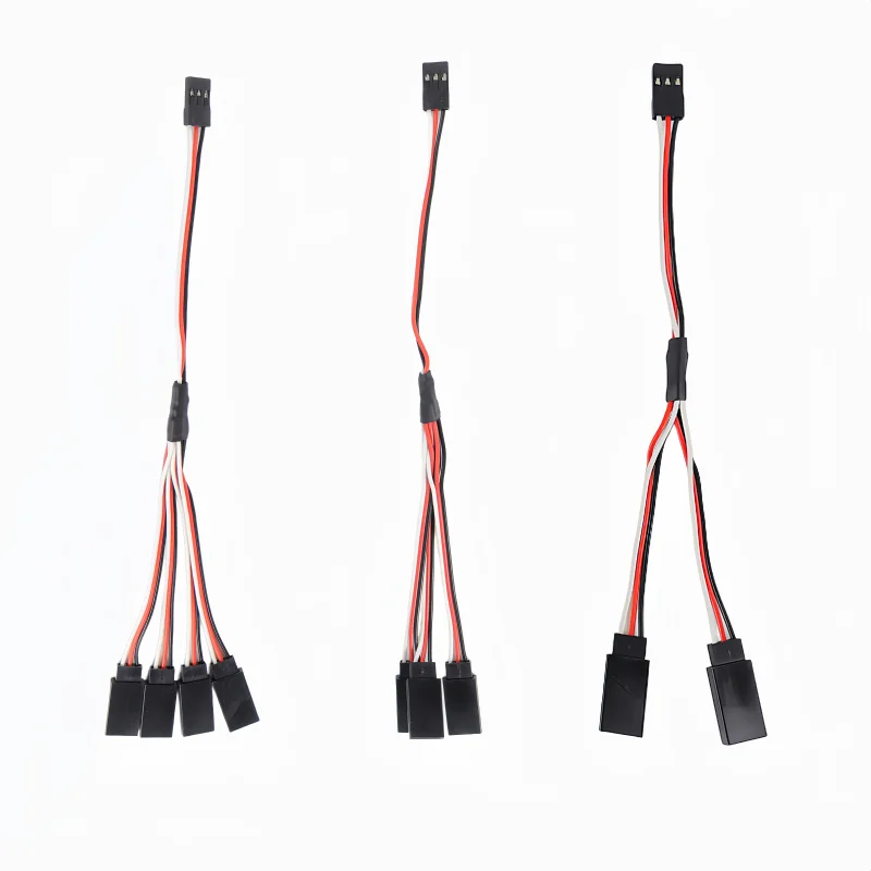 Servo extension cable 20cm long, suitable for model cars/ships/aircraft  1 to 2 Y-line/ 1 to 3 Y-line/ 1 to 4 Y-line