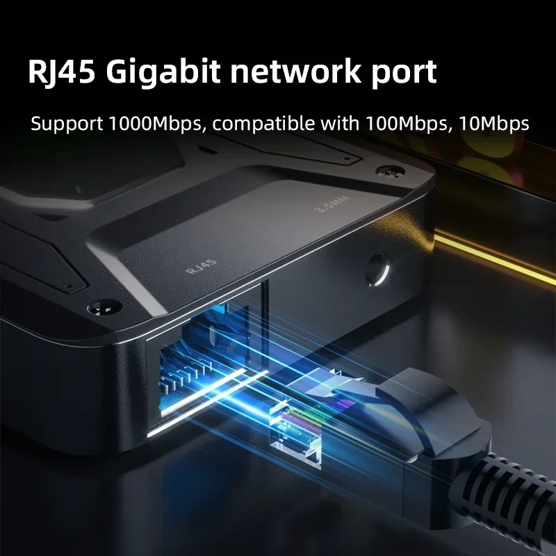 Hot Sale Exquisite Production DS7PRO Esports Docking Station 100W Fast Charge Audio Adaptor factory