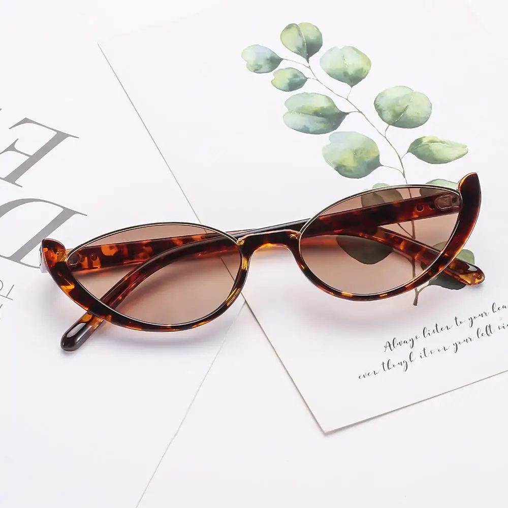 Trendy Eyewear Small Cat Eye Sunglasses Sun Glasses Shades Half-frame view 3