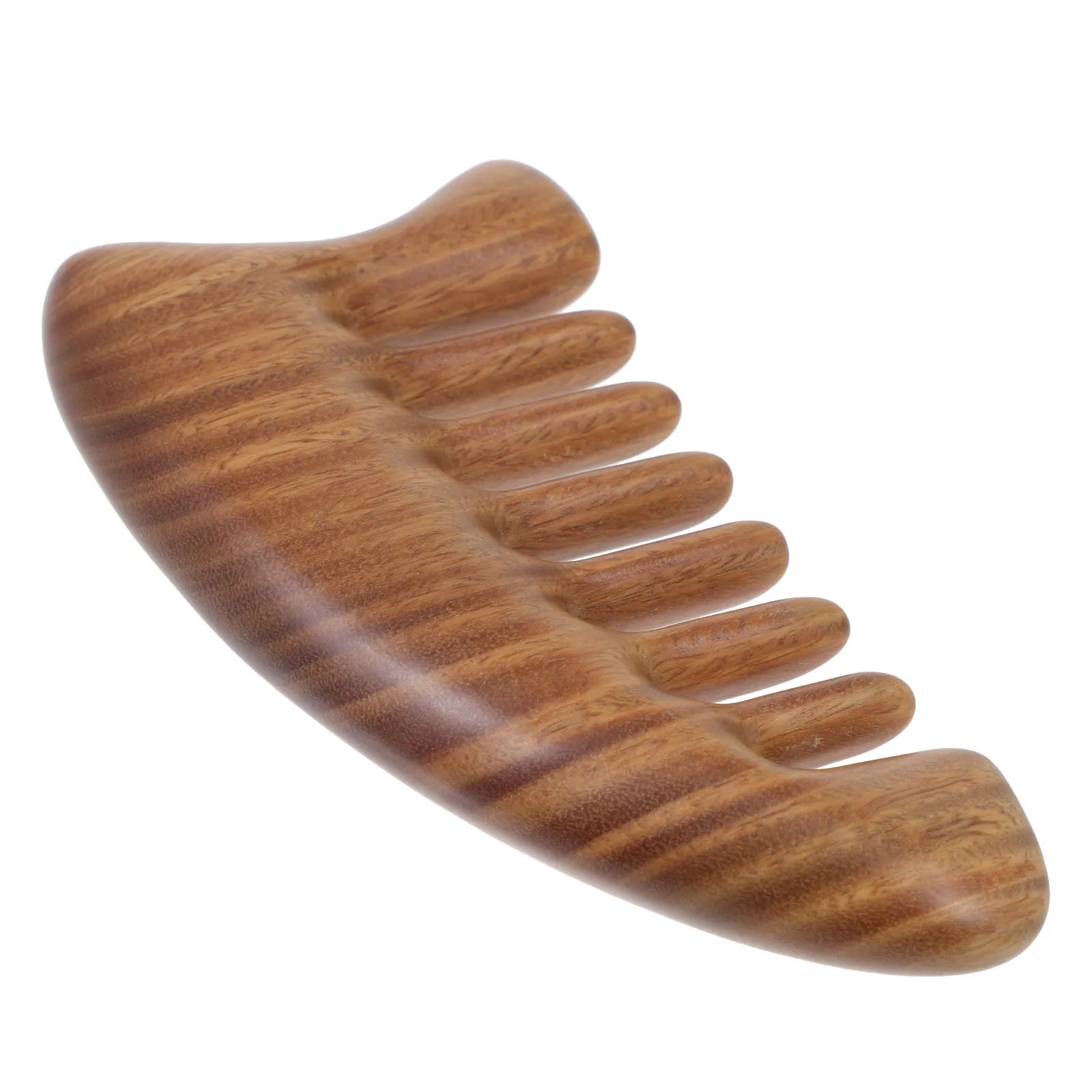 

Premium Massage Wood Comb Portable Anti-Static Scalp Massager Lightweight Durable Multi-Functional Hair Comb Green Sandalwood