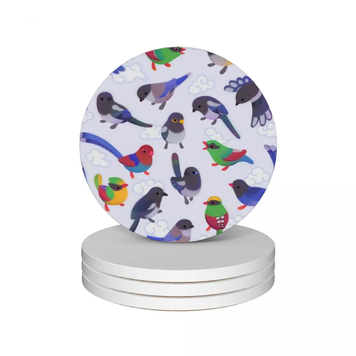 

Magpie Ceramic Coasters (Set of 4) funny cup set Coasters