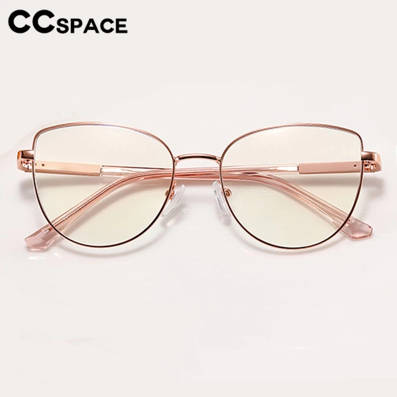 Dziecięce metalowe okulary blokujące niebieskie światło dziewczęce modne kocie oko zawiasy sprężynowe okulary konfigurowalne okulary korekcyjne # 302954 — zdjęcie 4