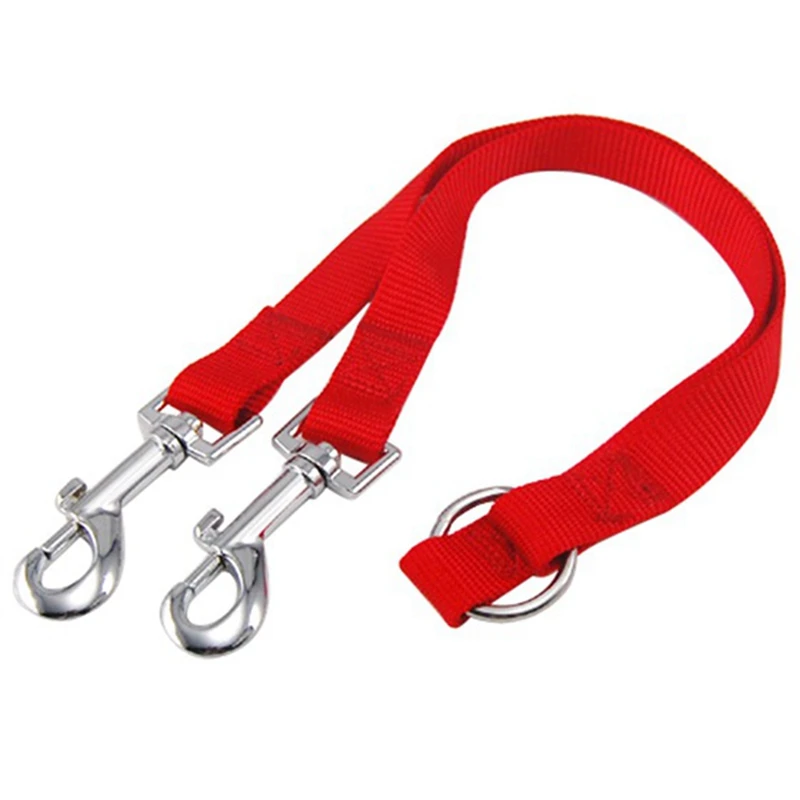 3X Duplex Double Dog Coupler Twin Lead 2 Way Two Pet Dogs Walking Leash Safety See Original Listing