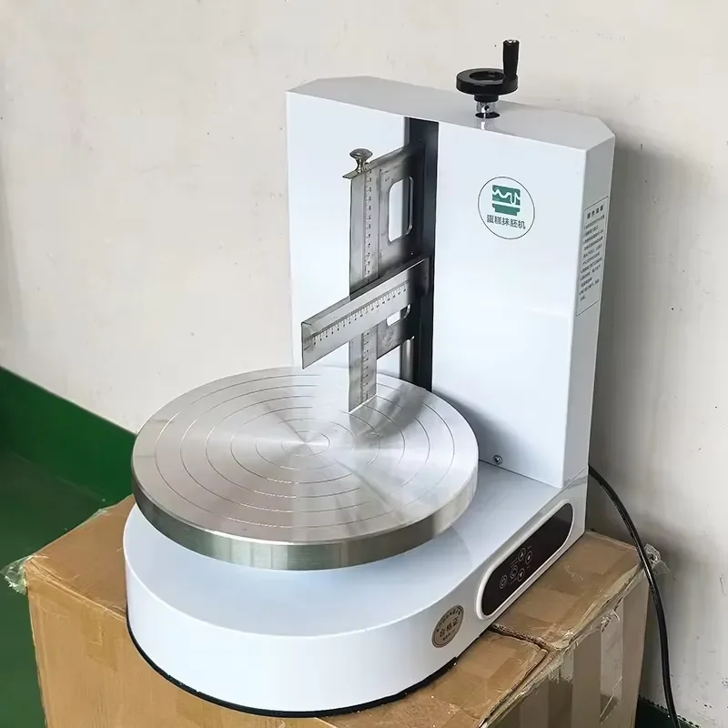 Original Automatic Commercial Round Birthday Cake Decorating Machine New Condition for Icing and Frosting Made for Milk