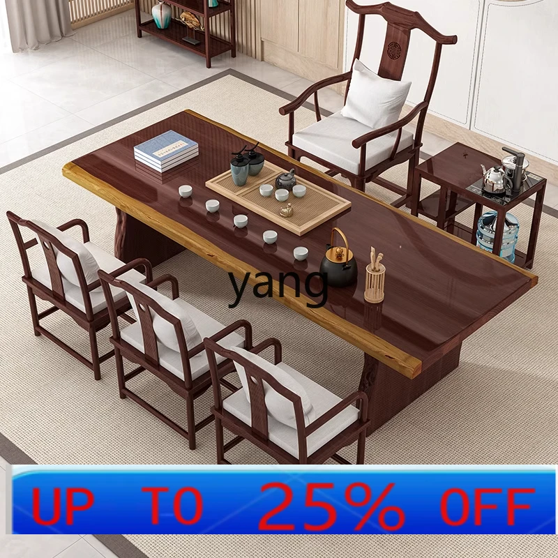 

L мм новый китайский чайный столик из цельного дерева, офисная большая доска, чайный столик, бизнес-приемник