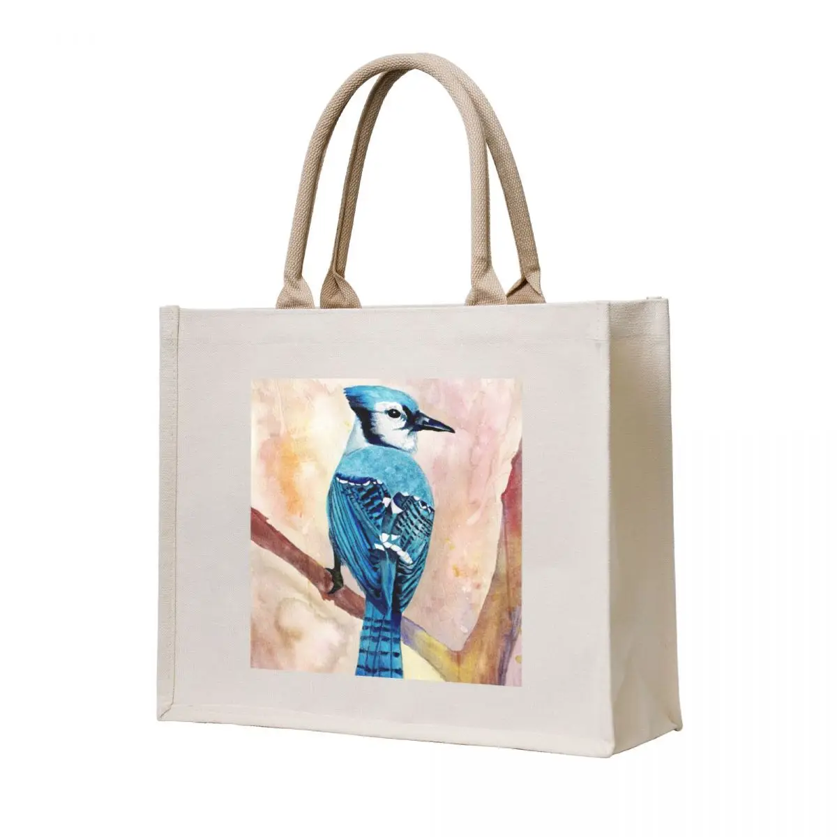 

Blue Jay Tote Bag Lady bag custom bags canvas tote custom fabric bag
