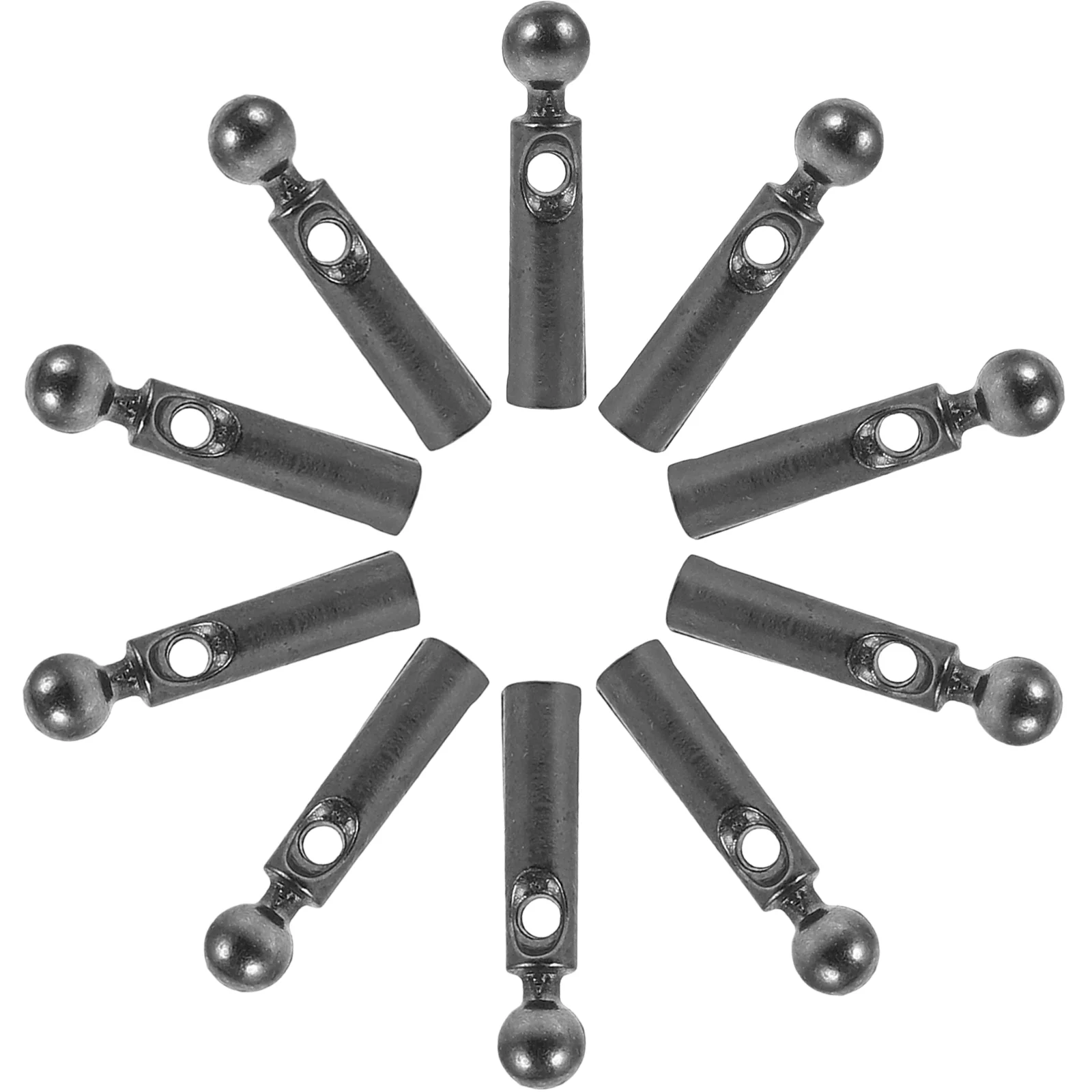 

10 Pcs Umbrella Accessories Rain Tail Bead Sun Repairing Supplies for Metal Folding Sturdy Beads