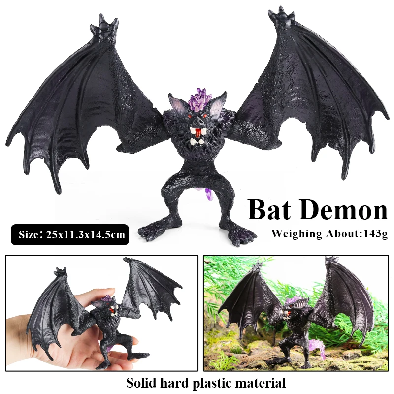 Oenux Simulation Dinosaurier Bayala Drachenbaum Monster Fledermaus Dämon Basilisk Tiermodell Actionfiguren PVC Sammlung Kinderspielzeug Geschenk