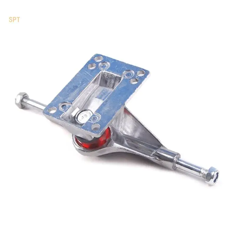 Skateboard Wheel Bracket Replacement Aluminum Alloy Skateboard Skate Truck Impacts Resistance Base Part Easy to Use 714F