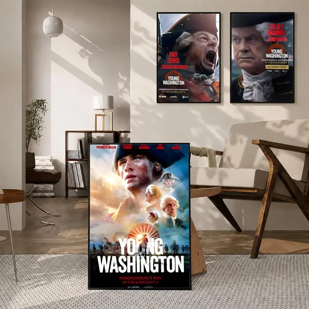 Character Young Washington Poster High-definition poster stickers, suitable for bedroom, living room, home decoration