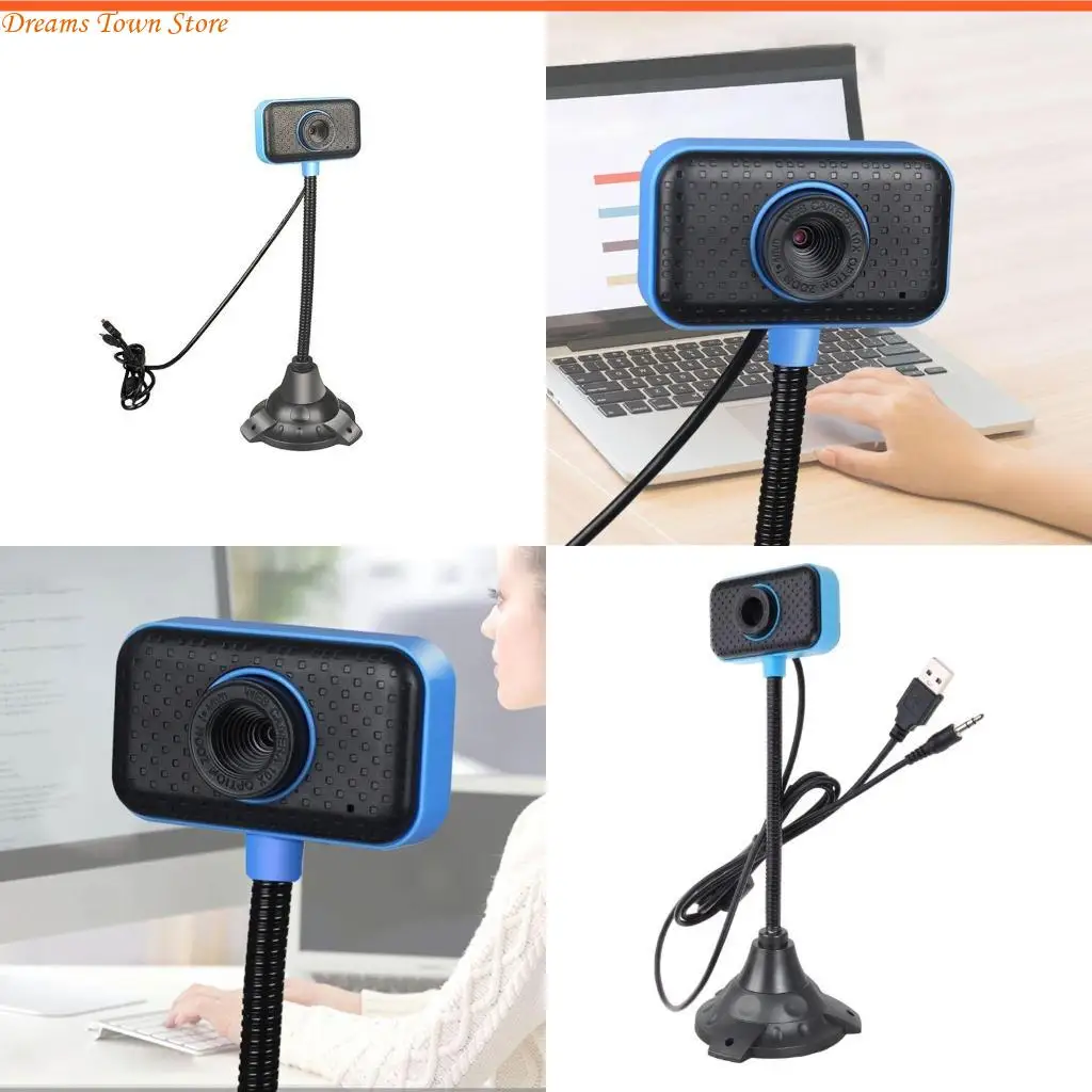 

HX6A Wide Application Webcam для Home Office Dorm Tabletop Computer для Web Camera