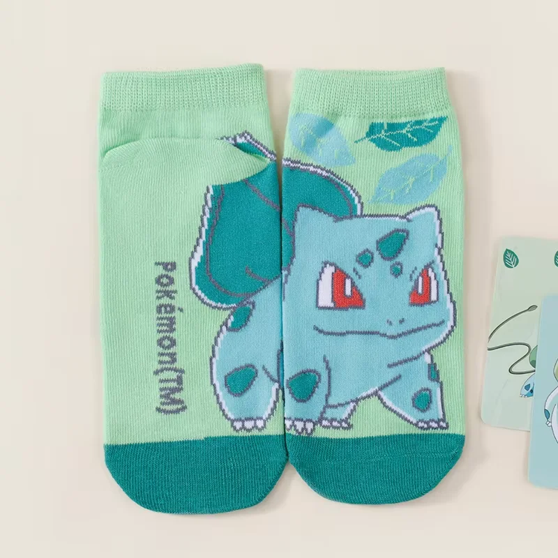 4 Paar Damen-Sommer-Socken mit Cartoon-Muster, leicht, atmungsaktiv, mit Rundhalsausschnitt, lässig und lustig, niedrig geschnitten, kreative kurze Socken – Detail 6