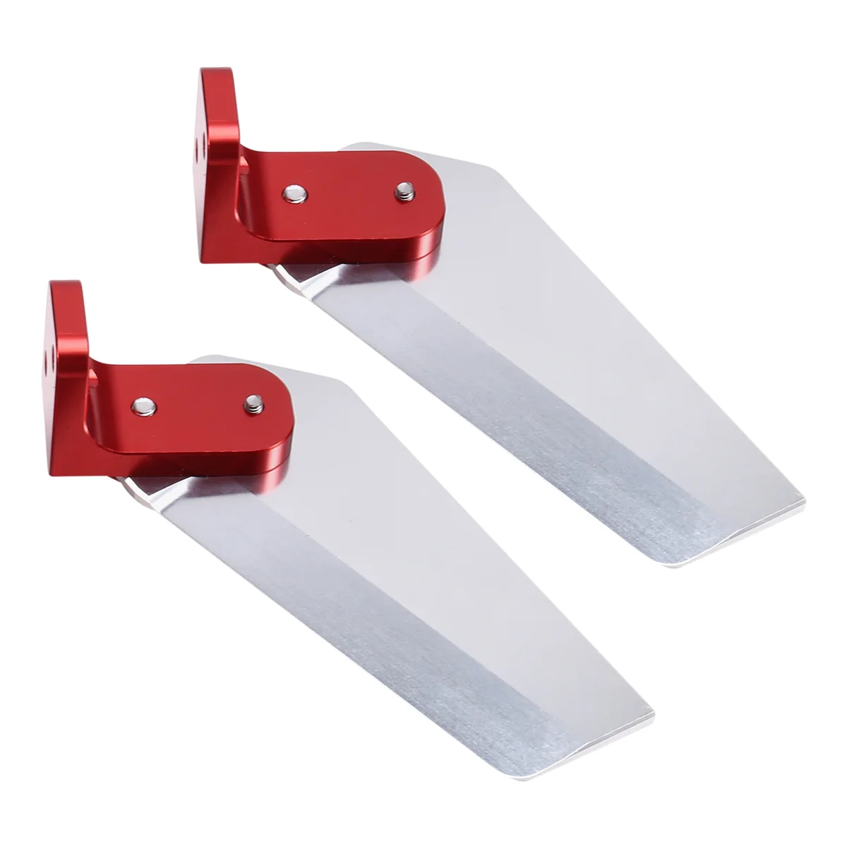 WOTT Turn Fin 95mm Length Adjustable Aluminum Turn Fins for RC Offshore Boats, Racing O Boats ,Remote Control Boats Parts