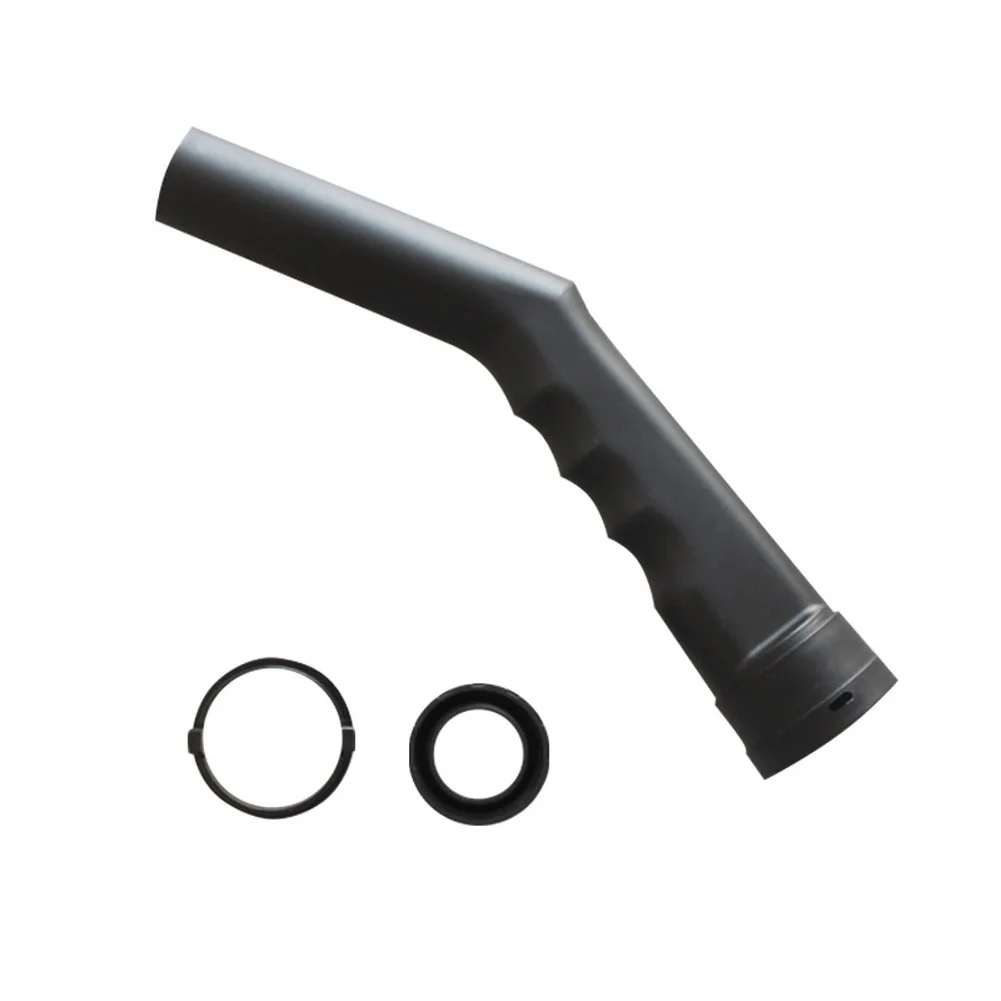 Industrial Vacuum Cleaner Bent Pipe Handle for 35mm Outer Diameter 32mm Inner Diameter Hoses Secure Fastener Design