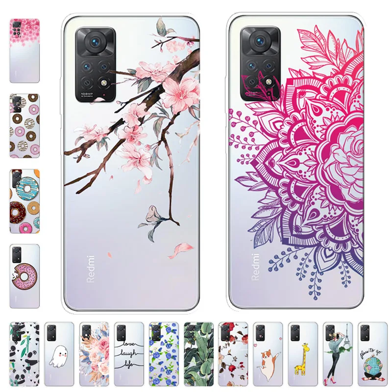 For Xiaomi Redmi Note 11 Pro 5G Case Transparent Soft TPU silicon Phone Cover For Xiaomi Redmi Note11 Pro 4G Case Clear Funda