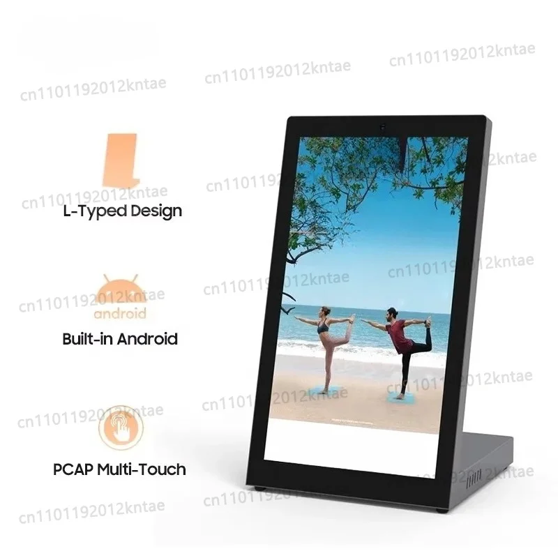 Table Top Advertising Display Portable Touch Monitor Hotel Check-In Kiosk Self-Service Touch Kiosk
