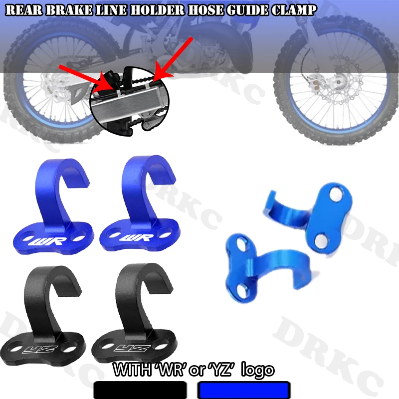 

Для Yamaha YZ80 85 125 250 426F 450F и WR250F 250Z 426F 450F 500 Направляющий зажим заднего тормозного шланга (держатель тормозной магистрали)