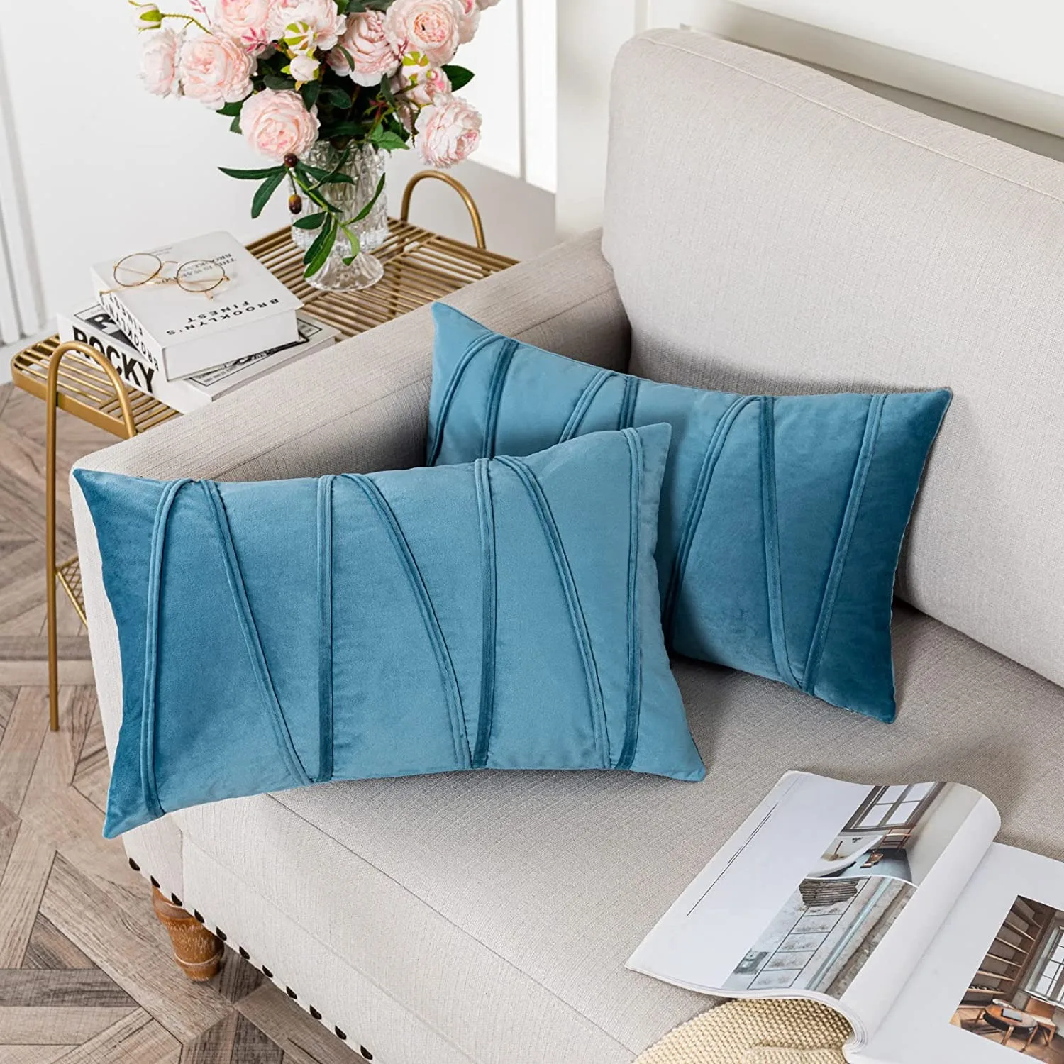 Various Color Pillow Cover Soft Decorative Sofa Throw Cushion Cover Pillowcase Living Room Funda Cojin 30x50 45x45cm 50x50cm