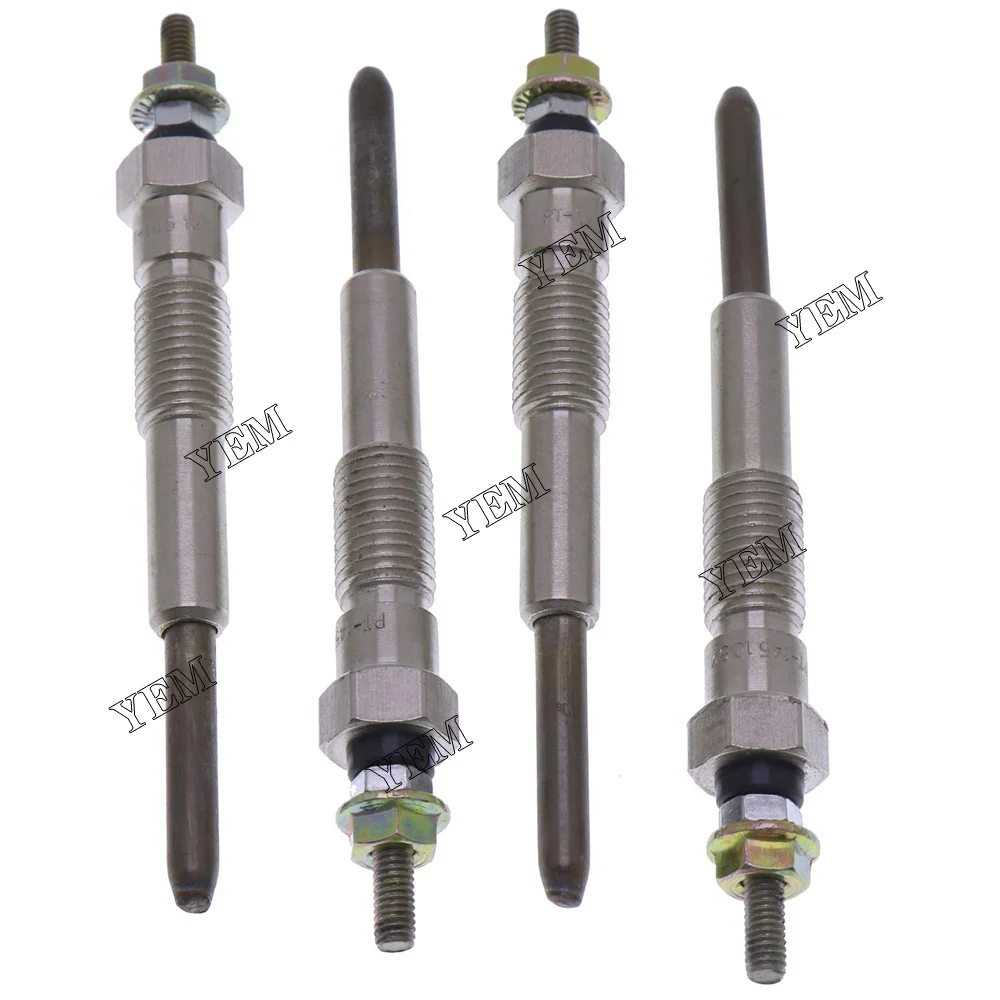 Competitive Price 4 PCS Glow Plugs Fit For Komatsu 4D95 4D95S 4D95L Engine Forklift Loader Excavator