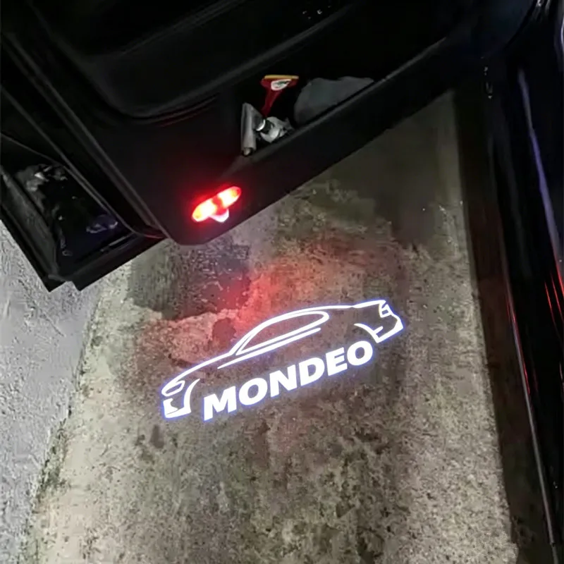 2 Stück LED Auto-Tür-Willkommenslicht Geister-Schattenlampe Projektor Zubehör für Mondeo MK4 BA7 2007-2015 2014 S-MAX MK1 Galaxy MA6 2