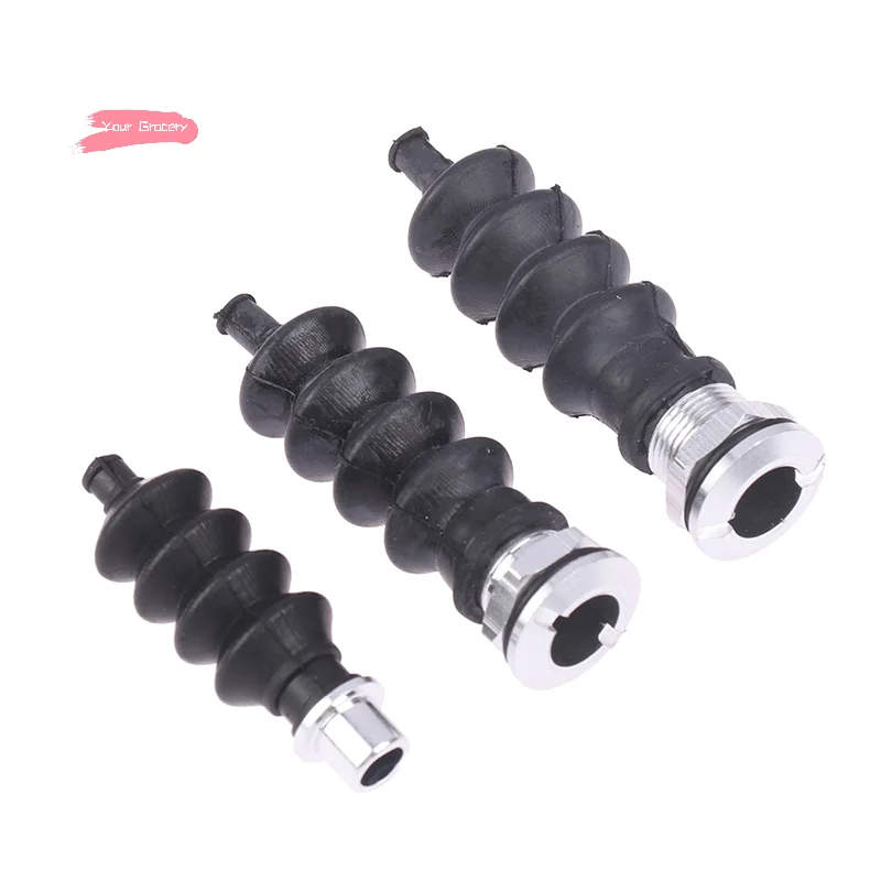 Joint de tige de poussée de Servo de bateau RC, raccords en aluminium avec soufflet en caoutchouc pour pièces de gouvernail de boîte à Radio-système d'étanchéité de Servo de bateau