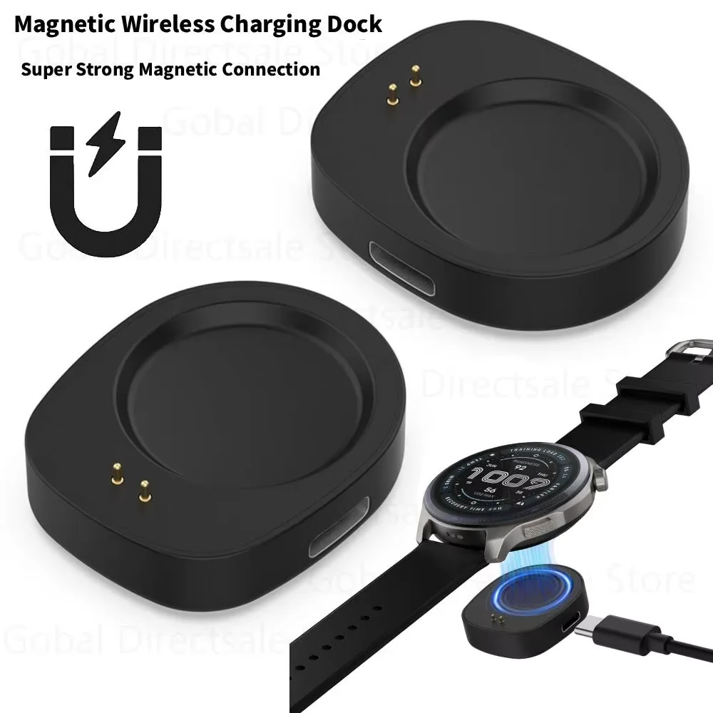 

Беспроводной зарядный конвертер для смарт-часов Amazfit Balance 2/Balance/T-Rex 3/Helio, сменная зарядная док-станция, адаптер для зарядки