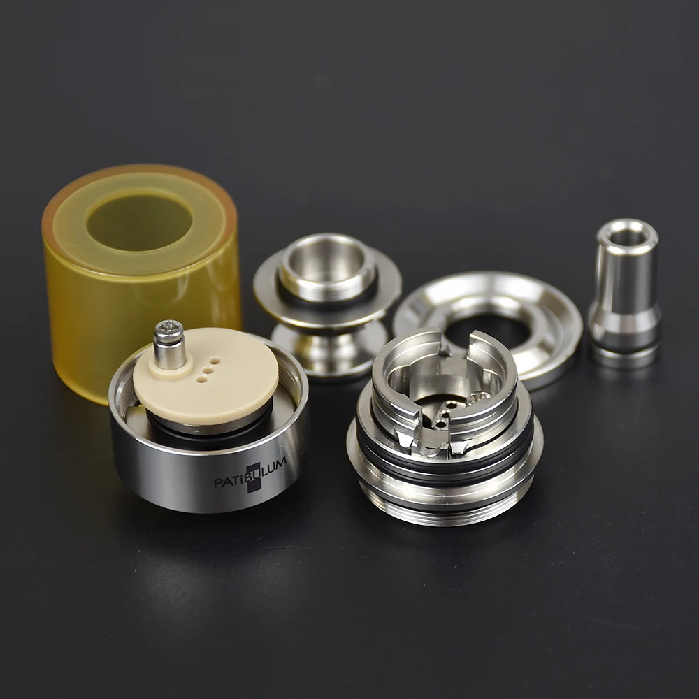 WOLFCOOLVAPE vape patibulum unleashed rta 22mm 316SS PEI 3.5ml vape tank Vaporizer rta single coil Atomizer replacement coil