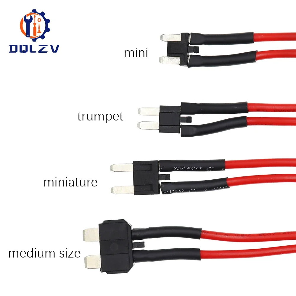 Car Simple Fuse Plug 12V 24V Standard Mini Micro 2 Fuse box Electrical Outlet Lossless Modification line