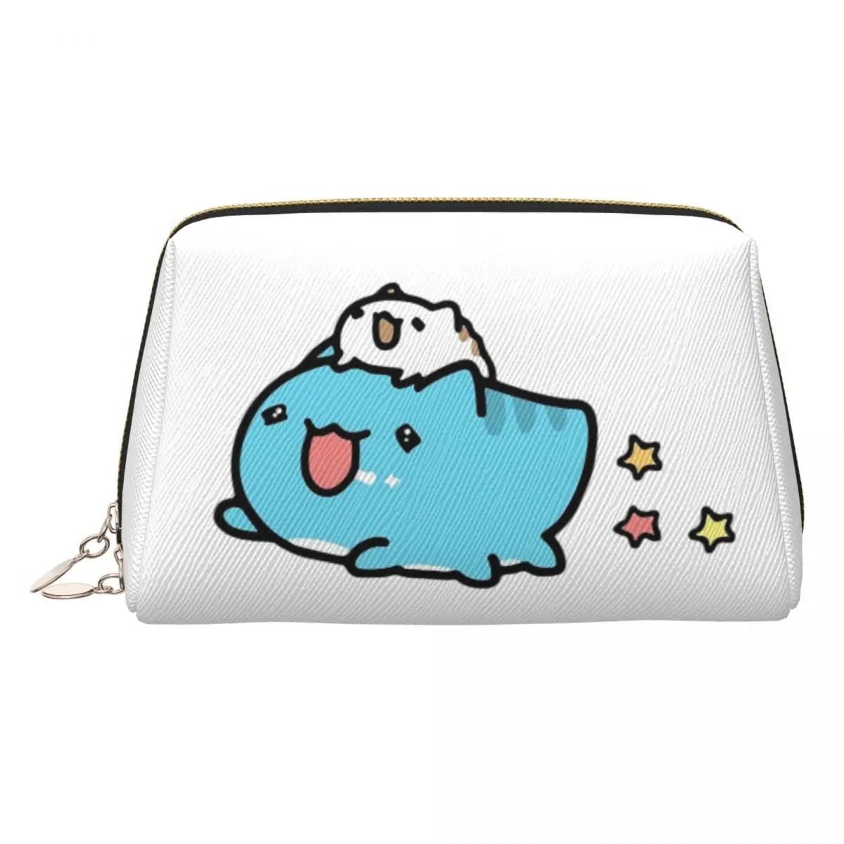 Comic Cat Bugcat Capoo Bug Cat Women Cosmetic Bag Travel Makeup Organizer Pouch Toiletry Storage Dopp Kit Box