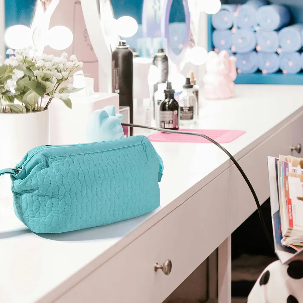 

Вместительная сумка для фена, водонепроницаемый и пылезащитный чехол для хранения выпрямителя и плойки, компактный и прочный чехол для фена