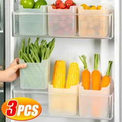 3/1Pcs Fridge Storage Box Food Fresh Refrigerator Door Organizer Bins Shelf Basket Fruit Spice Food Container Box Kitchen Case