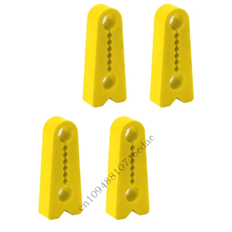 

0XXC 4pcs Silicone Car Door Shock Absorbing Pads Reduce Noise Vibration Universal Fit Automotive Door Buffer Damping Seal Pad