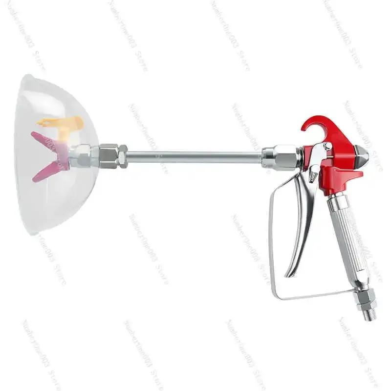Paint Latex Airless Spray Gun Accessories Kit Universal Anti-Splash Windproof Long Nozzle