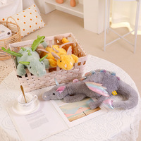 50/65/100CM Soft Plush Toy Snow Dragon Plush Toy Dinosaur Stuffed Animal Toy Soft Pillow Birthday Gift