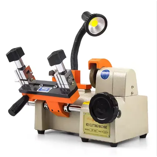 Máquina duplicada de llaves horizontales portátil de 220V Original Defu DF001 Accesorio de doble cara Suministros de cerrajería de metal de acero-DF-001