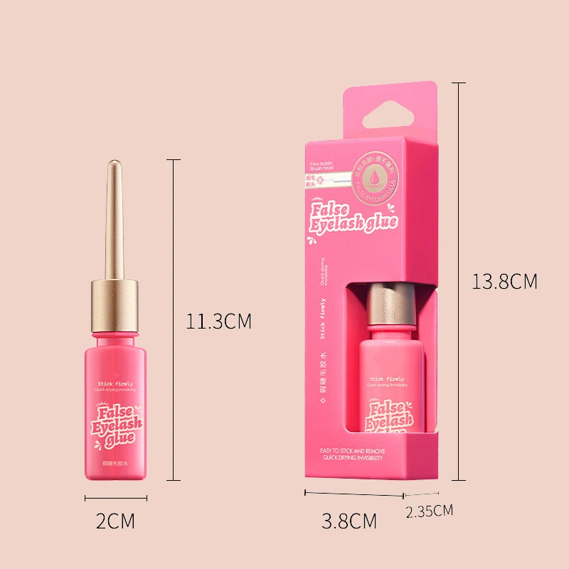 12g False Eyelash Extension Glue Waterproof Fast Dry Long Lasting Strong No Irritation Transparent Eyelash Extension Primer Tool