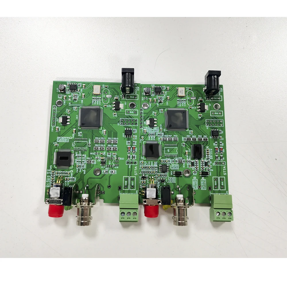 1080P AHD 1 channel video with bidirectional 485 data to fiber optic converter, FC/UPC 0-20 KM ,without case and power adapter