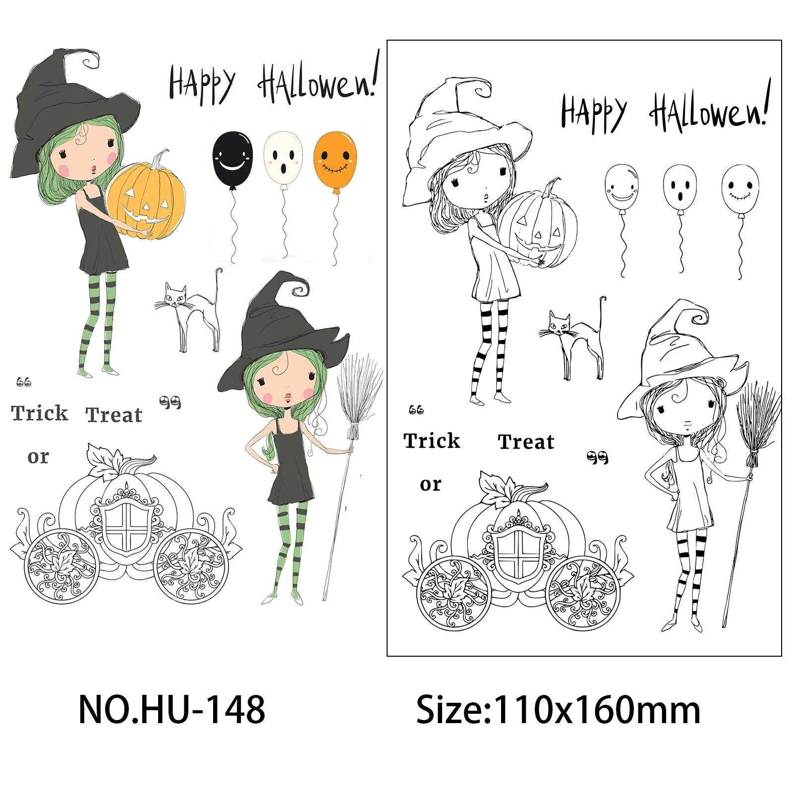 Cartoon girl Cute / Fashion Girls Clear Stamps For DIY Scrapbooking Decorative Card Making Crafts Fun Decoration Supplies